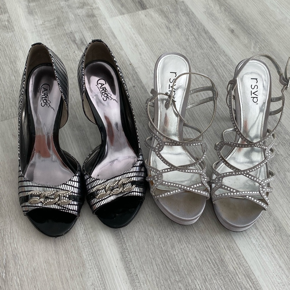 Carlos Santana and RSVP 8.5 heels